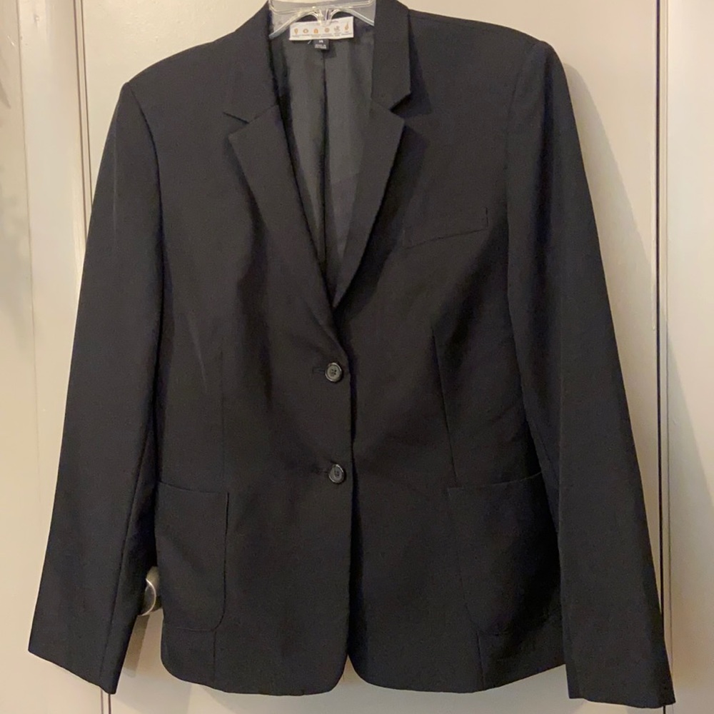 EUC Regeneration Black Blazer size 14